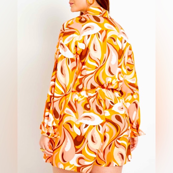 Eloquii Natalia Summer Skort Romper. - Picture 4 of 10